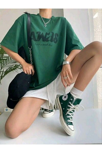 JANSO GROUP -Women Cotton Printed Wess Mama Tshirt Oversize Big Size