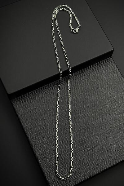 FRNCH 316L Çelik İtalyan Model Gümüş Renk Erkek Kolye FRJ30835-935-A