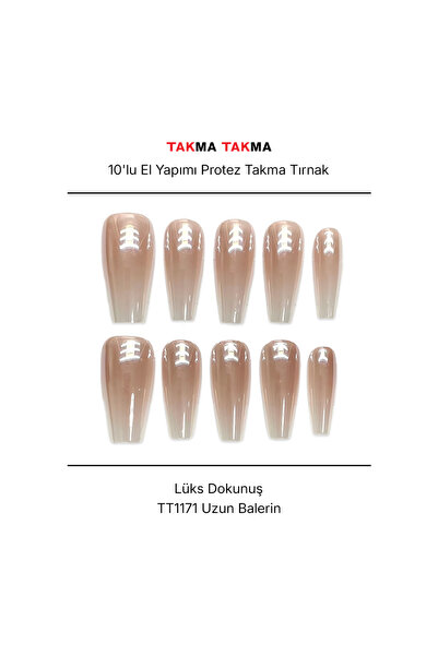 Takma Takma S Beden 10'lu Pembe Uzun Balerin TT1171 Tekrar Kullanılabilir Pro...