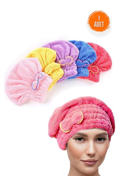 Beatitude Hair Drying Towel 1Pcs Quick Drying Absorbent Bonnet Hair Drying for Short and Long Natural Hair Drying
