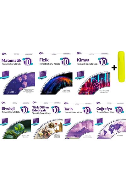 Palme Yayınevi Palme Yayınları 10. Sınıf Tüm Dersler Tematik Soru Kitabı Seti...
