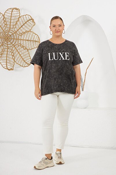 RMG Μπλουζάκι μεγάλου μεγέθους Piece Dye Smoked