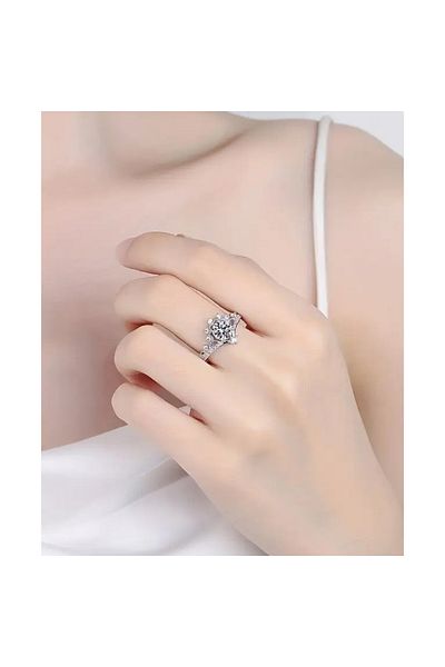 OEM Inel logodna cu diamant moissanit de 1 Karat