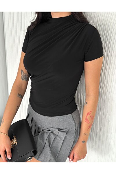 SBL COLLECTİON بلوزة ثنى مفصلة للمرأة