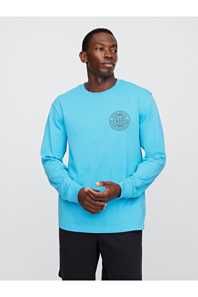 GAP Erkek Mavi Logo T-Shirt