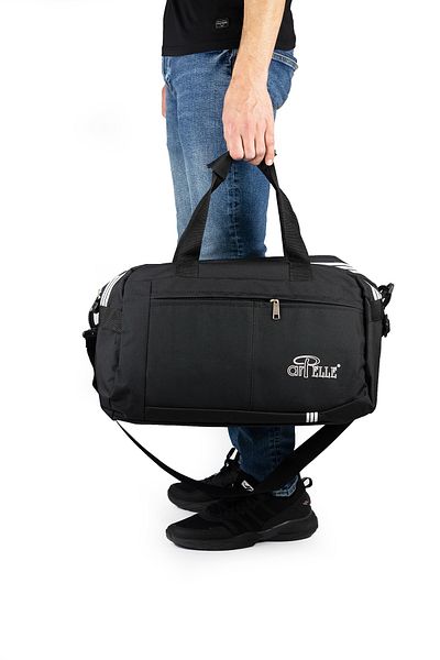 İMAKS Medium Size 45 cm Impertex Polyester Fabric Travel Sports Fitness Beach Bag Black A500