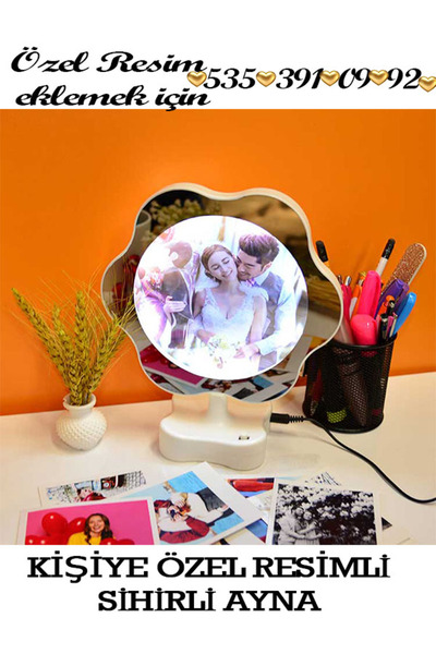 Aldağ KİŞİYE ÖZEL RESİMLİ SHİRLİ AYNA
