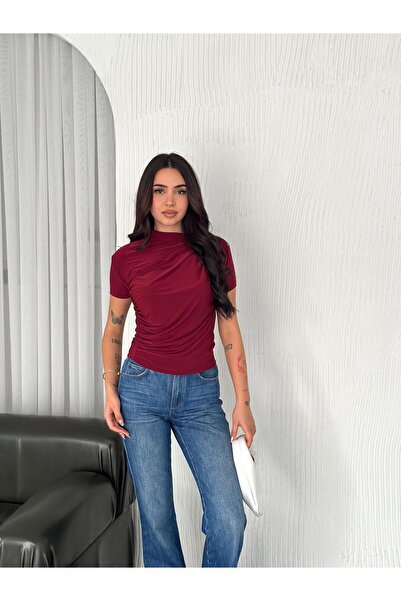 SBL COLLECTİON Bluză cu detaliu drapat pentru femei