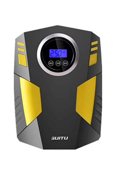 Streak Araç Hava Lastik Şişirme Kompresörü Göstergeli Oto Lastik Pompası