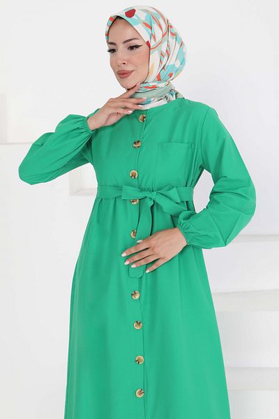 TOFİSA Dress Green - 27289