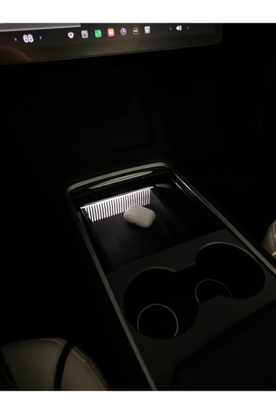 Gadget Gurme Tesla Yeni Model Y 2025 juniper Orta Konsol Düzenleyici Araç Içi...