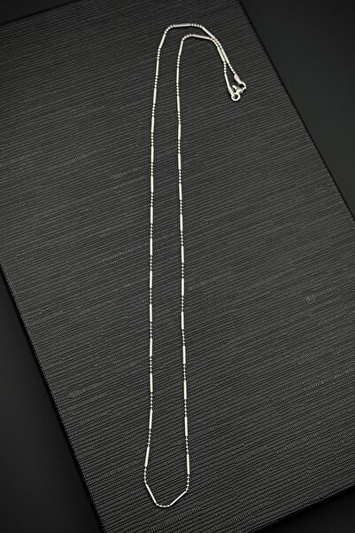 FRNCH 925 Ayar Gümüş İtalyan Model Gümüş Renk Erkek Kolye FRJ30871-971-A