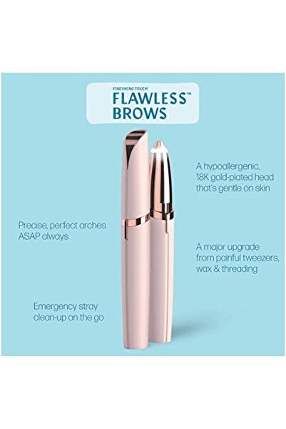 Flawless Finishing Touch Flawless Original & Official Brows Facial Hair Remover with Gold Plated Head - Canad