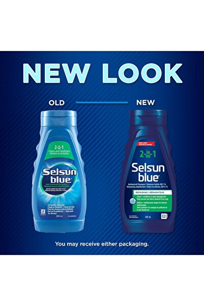 Selsun Blue 2-in-1 Anti-Dandruff Shampoo, 300ml