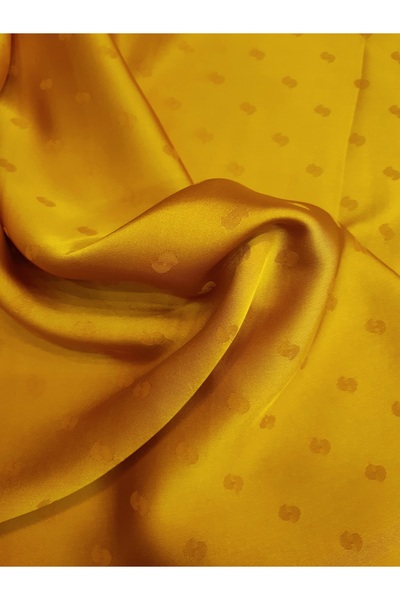 Safir Kumaş Kendinden Desenli Jakarlı Yumuşacık Efil Efil İncecik Elbiselik K...