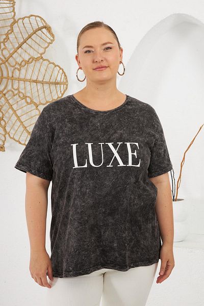 RMG Large Size Piece Paint T-Shirt Smoked