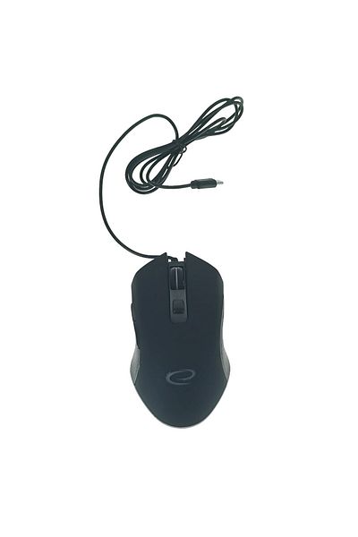 ESPERANZA Mouse gaming USB-C, Esperanza Nemesis 94545, cablu 1.25m, 6D, RGB, 800-2400 DPI, negru