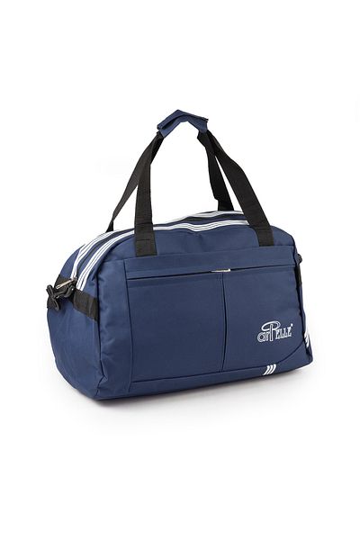 İMAKS Medium Size 45 cm Impertex Polyester Fabric Travel Sports Fitness Beach Bag Navy Blue A500