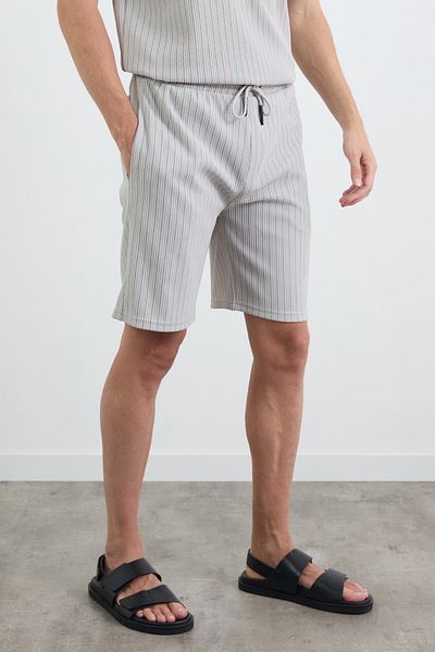Fulla Moda Ριγέ ζακάρ σορτς