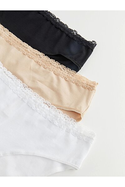 LC Waikiki ChiloČi bikini cu dantelÄ roz LCW DREAM Pachet de 3