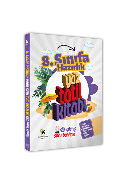 Karakutu Yayınları 8. Sınıfa Hazırlık Tüm Dersler Yaz Tatil Kitabı Dijital Çö...