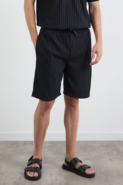 Fulla Moda Ριγέ ζακάρ σορτς