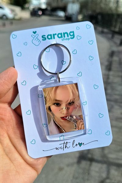 SARANG Transparent Photo Keychain - Winter Aespa