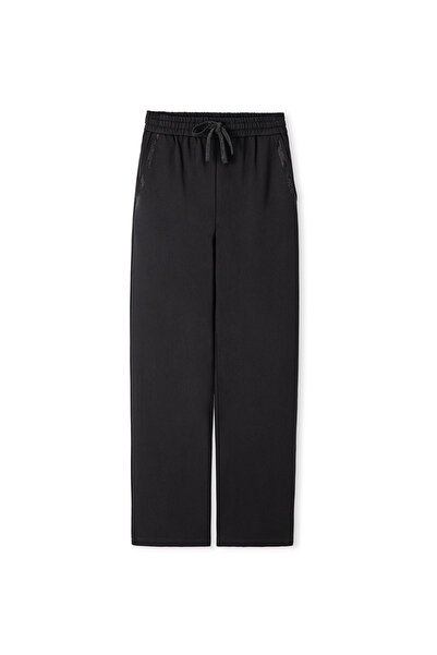 İpekyol Hotfix baskılı wide leg pantolon