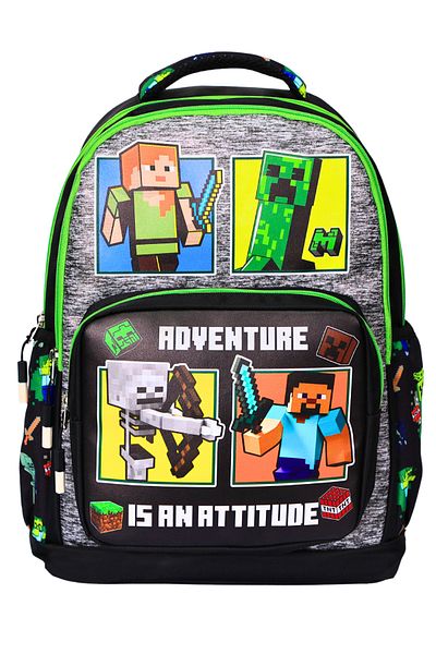great bags Rucsac ortopedic pentru băieți, rezistent la apă, pentru școala primară, ghiozdan de lux cu suport pentru stilou