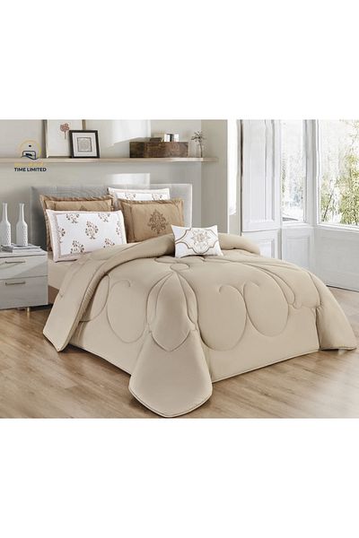 LIMITED Nova Microfiber Double Bedding Set – 7 Pieces