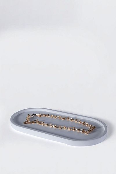 Evene Jewelry Organizer Makeup Organizer Cosmetic Organizer Διακοσμητικό πιάτο Λευκό Χρώμα Μοντέλο 36