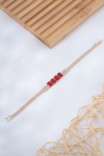 byozanyılmaz Complete Stone Processed Design Bracelet