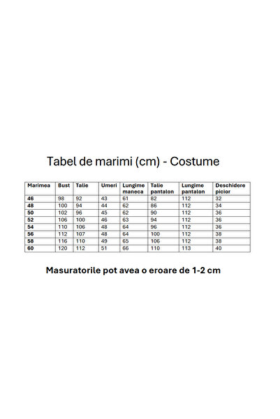 OEM Men's suit, slim fit, 3 pieces