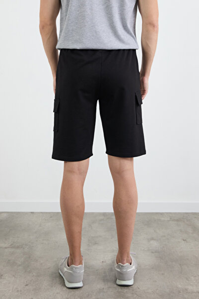 Fulla Moda Σορτς με δεμένη μέση και τσέπη Cargo