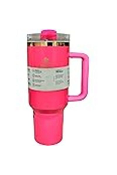 Generic Original Stannle 40 oz Tumbler with Lid and Straw | Travel Mug for Iced Tea & Coffee | 100% Leakproo