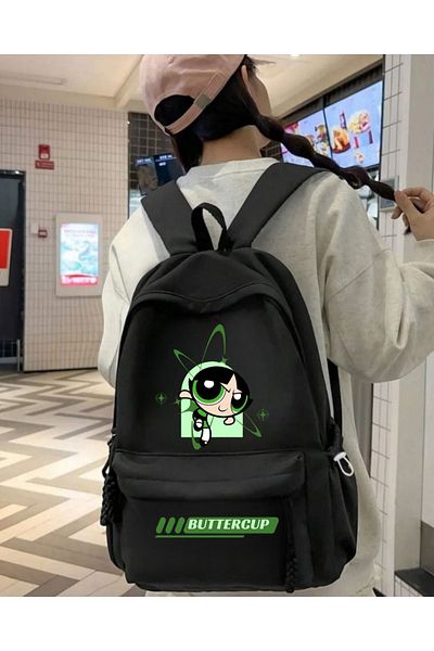 Touz Moda Powerpuff Girls Printed School, Dershane, Course Backpack