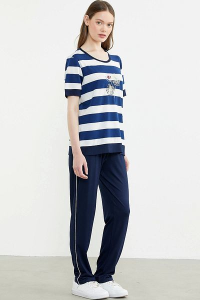 Sementa 76476 Set pantaloni cu dungi confortabile