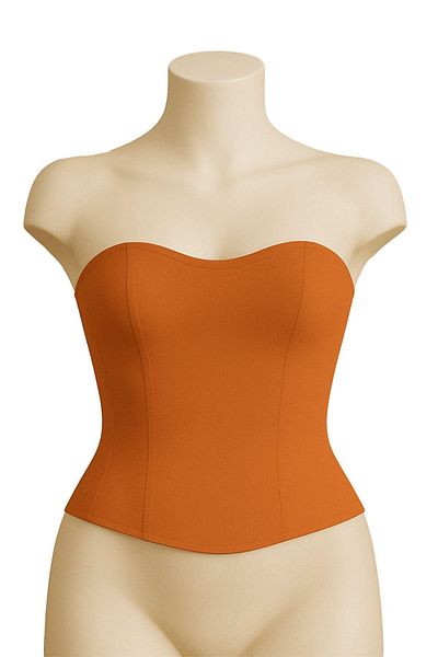 bazaar-turkey all you need Orange Mi Emay 9155 Sweaty Bustier