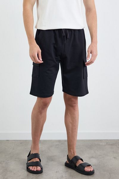 Fulla Moda Σορτς με δεμένη μέση και τσέπη Cargo