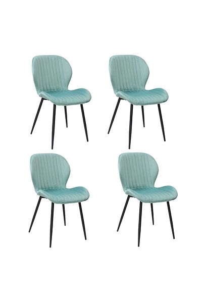 ARTA DOOR Set 4 Scaune Opal Verde Fistic