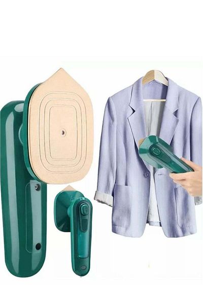 Generic Portable Handheld Micro Iron Steamer Green
