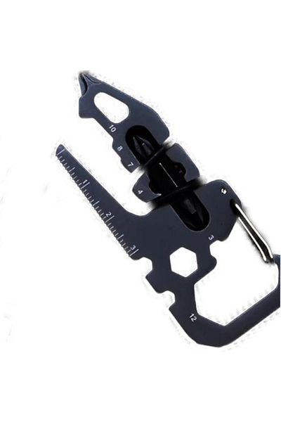 dalimag Card Multifunctional, 15 in 1, Negru, Surubelnita, Desfacator, 66x31x2.5mm, Dalimag
