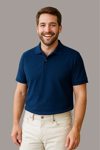 DAKSEL Ανδρικό μπλουζάκι Basic 3 Pack Summer Casual Polo Collar