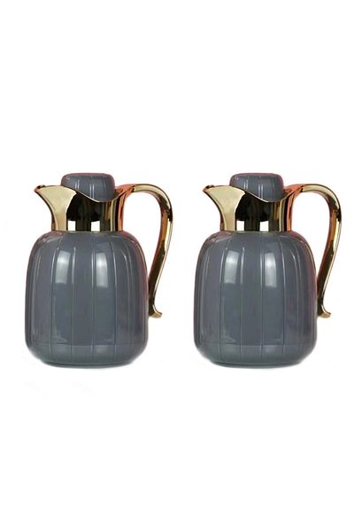 DVINA 2-piece thermos set for tea and coffee, 1 liter + 1 liter, multiple colors