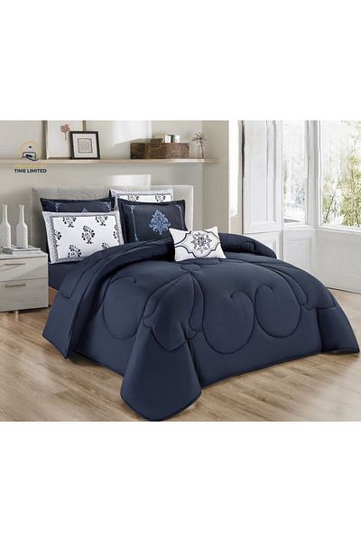 LIMITED Nova Microfiber Double Bedding Set – 7 Pieces