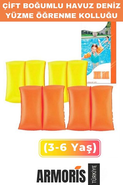 Armoris New Series Double Knuckle 3-6 Years Old Children's Sea Pool Swimming Learning Inflatable Arm Sleeve