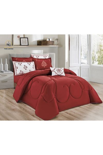 LIMITED Nova Microfiber Double Bedding Set – 7 Pieces