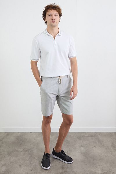 Fulla Moda Σορτς τσέπης με γραβάτα μέσης