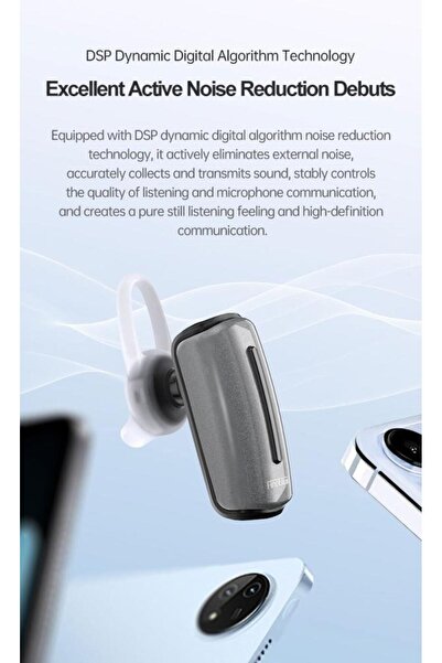 Fineblue سماعة بلوتوث J132 Pro قابلة للسحب مع خاصية إلغاء الضوضاء والاهتزاز و...