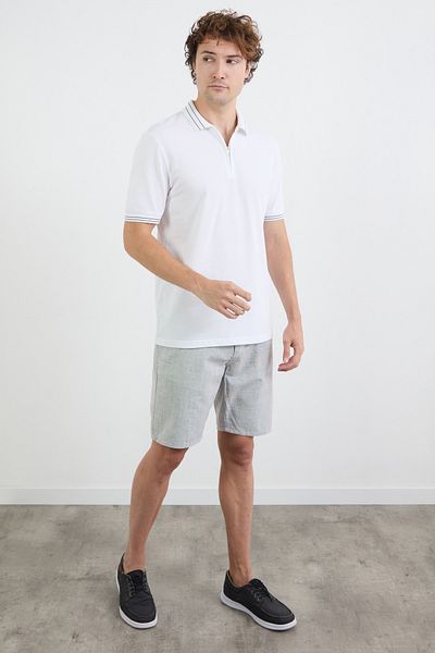 Fulla Moda Σορτς τσέπης με γραβάτα μέσης